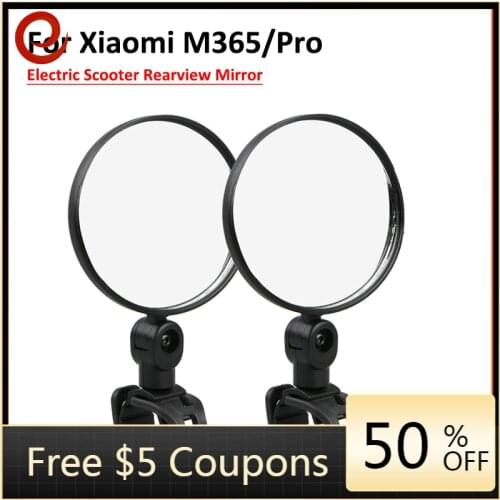 360 Rotating Rear view Mirror For XIAOMI Mijia M365 Ninebot Electric Scooter Back Wing Door Reflector Parts