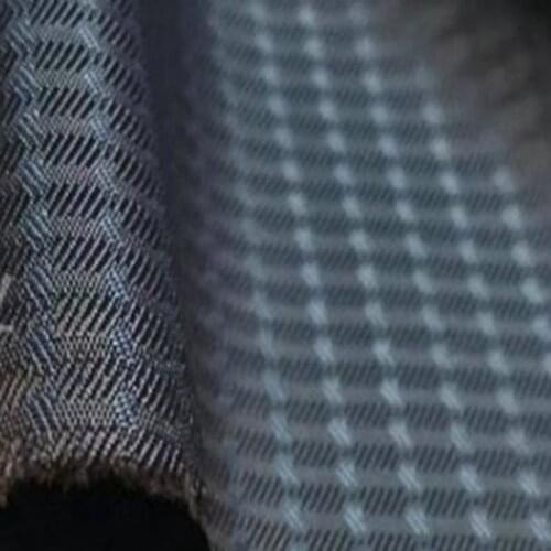 Quality Navy Blue Check Jacuqard Polyester Lining Fabric For DIY sewing 50x140cm Jacquard Fabric