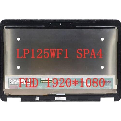 12.5" LP125WF1 SPA4 FHD LED LCD Display Touch screen Assembly For Dell Latitude E7240 Laptop LP125WF1-SPA4 1920*1080