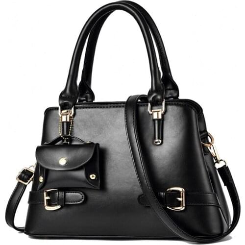 2PCS Bags Set Women Leather Handbag With Wallet Luxury Designer Handbags Ladies Shoulder Bags For Women 2020 Bag Bolsas Quality