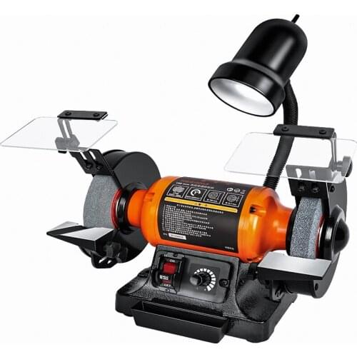 6 Inches Polisher Speed Regulation Grinder Multifunction Home Small High Power Industrial Grade Desktop Sanding Polisher Tools