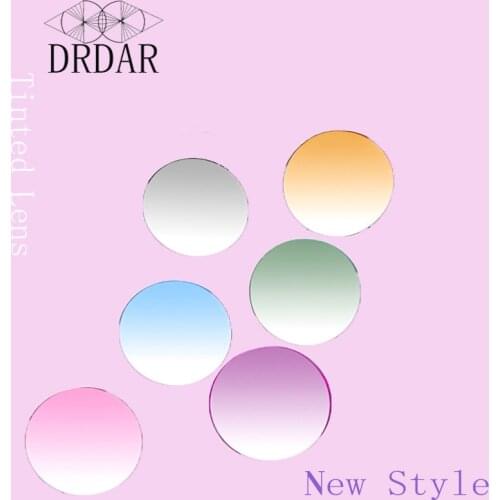DRDAR Aspherical Tinted Dyeing 1.56 1.61 1.67 Prescription CR-39 Resin Optical Glasses Lenses Myopia Hyperopia Sunglasses Lens