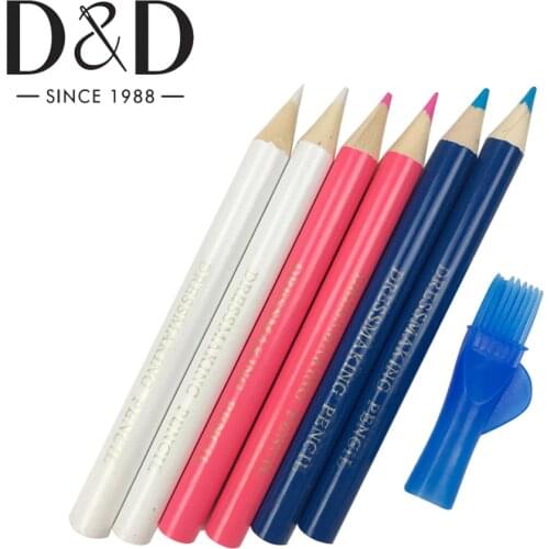 D&D 3 Colors Dressmaker Tailors Chalk Garment Fabric Craft Sewing Chalk Pencils Temporary Marking Sewing Accessories