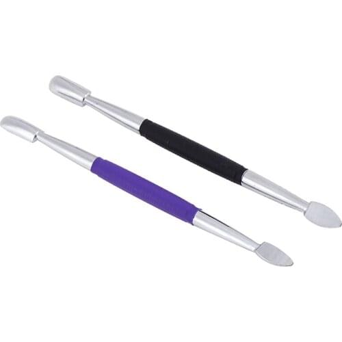 Double Sided Nail Pusher Spoon Remover Nail Care Pusher Cuticle Pusher Stainless Steel Cuticle Dead Skin Push Manicure Tools