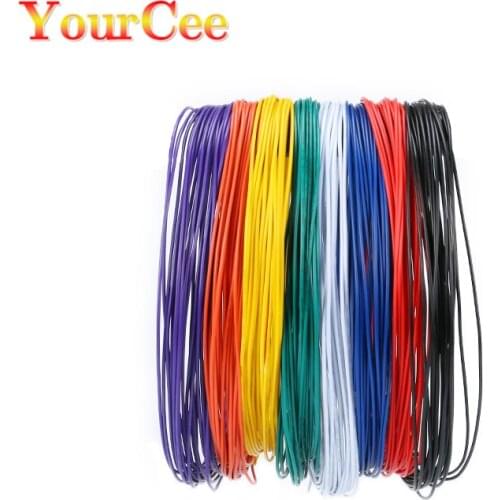 10 Meters 1.3mm PVC Electronic Cable Tinned Copper 26AWG led Cable, PVC Insulated Wire, 26 awg extension connect wire