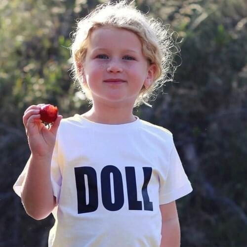 Baby Girl Boys T-Shirt 2021 Summer New Ins Fashion Style Childrens Clothing Baby Childrens Letter Printed Cotton Tee For 1-7 Y