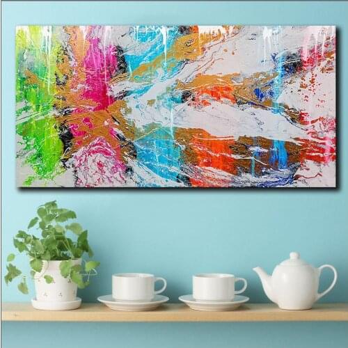 Large Size Printing coloured-world wonderful Wall Art Picture Home Decor Living Room Modern Canvas Print No Frame Paintings