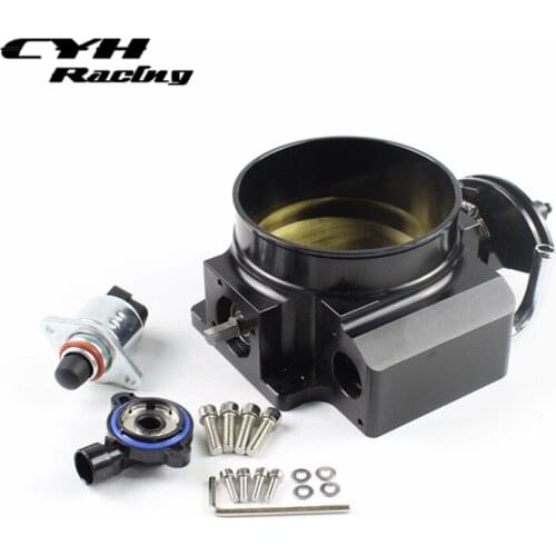 LS 102MM Intake Manifold Aluminum Throttle Body + TPS For GM LS1 LS2 LS3 LS6 LS7 LSX Engines