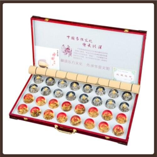 International Chinese Chess Set Decoration Glass Luxury Chinese Chess High Quality Board Games Giochi Da Tavolo Chess Set Luxury