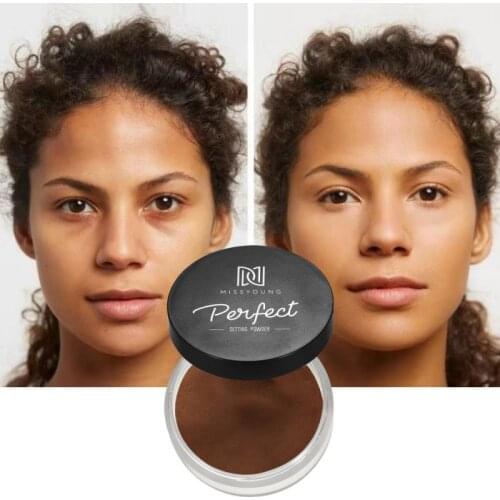 6 Colors Makeup Loose Powder Matte Mineral Oil-control Long-lasting Face Setting Finish Power Concealer Brighten Skin Tone QBMY