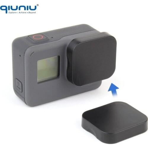 QIUNIU Hard Plastic Protective Lens Cap Cover Protector Accessories for GoPro HERO5 HERO6 HERO7 Black Hero 5 6 7 Black Camera