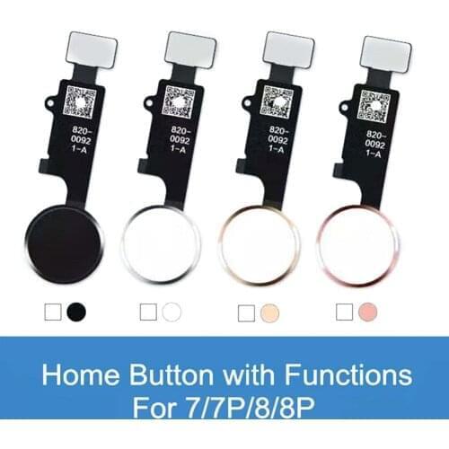 3rd Generation Replacement Universal Back Home Button Flex Without Touch ID For iPhone 7/7 Plus/8/8 Plus