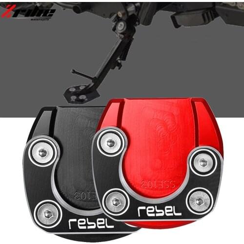 Motorcycle Kickstand Extension Pad Side Stand Enlarger Plate for Honda Rebel CMX 300 500 CMX300 CMX500 2017 2018 2019 2020 2021