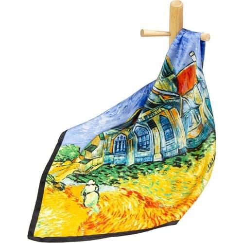 High Quality Pure Silk Scarf Women Bandana Female Hair Scarf Womens Natural Silk Handkerchief Top Square Neck Head Scarf Church