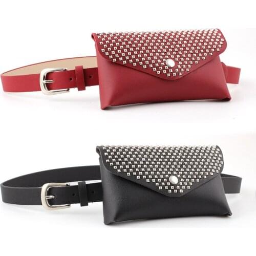 105*23Cm Rivet Decoration High Waist Envelope Belt 2019 New Woman Casual Red Black Waist Belt For Dress Female Belt Ceinture