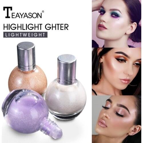 35g Liquid Highlighter Body Luminizer Bronzer Highlighter Makeup Glow Face Contour Shimmer Illuminator Highlight Cosmetics TSLM2
