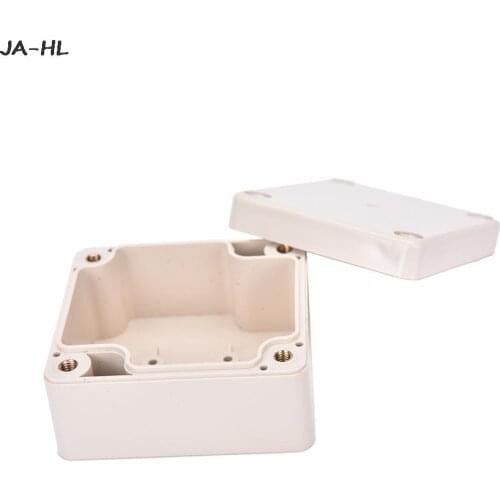 1PCS DIY White Waterproof Plastic Enclosure Box Electronic Project Instrument Case Outdoor Junction Box Housing