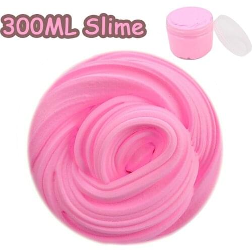 300ML Butter Fluffy Slime Toys Big Box Clay Floam Slime Scented Antistress Kids Toy Sludge Cotton Clay Toy Plasticine Supplies