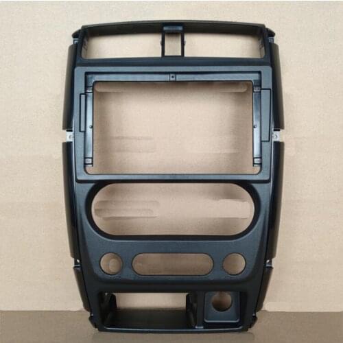 Car Fascias Navigation Frame Dash Frame Kit For 9" Universal Android Multimedia Player For Suzuki Jimny 2000 2001 2002 2003~2018