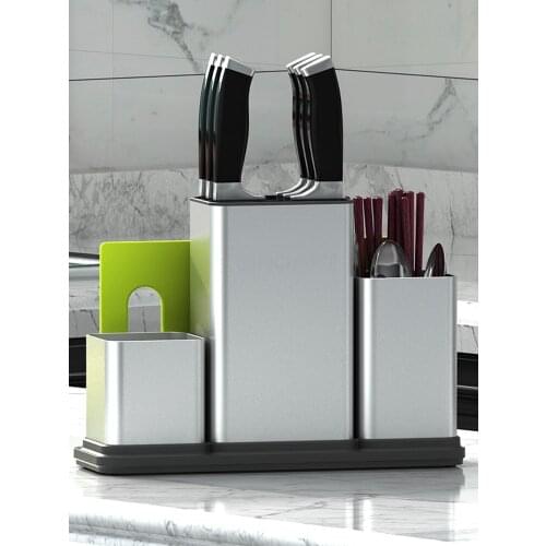 Household kitchen multi-function rack mold mold spoon cutter knife chopsticks tube one spatula storage rack LL7131426