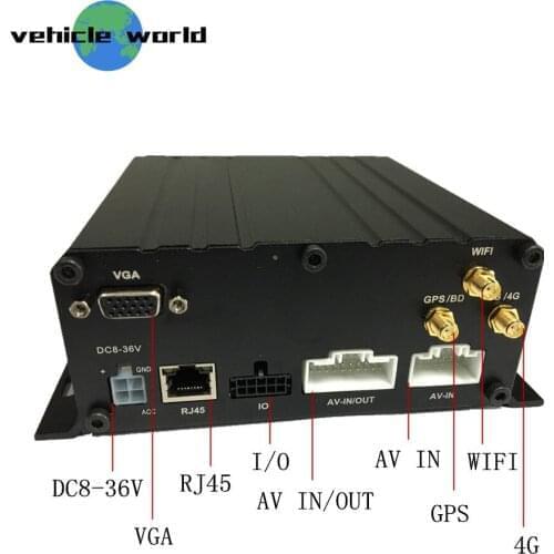 H.264 2.0MP AHD 1080P HDD 6Ch GPS WIFI 4G Mobile DVR for School Bus Vehicle Car Taxi Trailer Truck