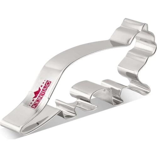 KENIAO Walking Cat Cookie Cutter for Kids - 13.8 x 6.2 cm - Biscuit and Fondant Cat Cutter - Stainless Steel