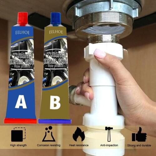 Oil Tank And Pipe Repair Glue Glue Heat-resistant Cold Paste Repair Welding Metal Industrial F0J1