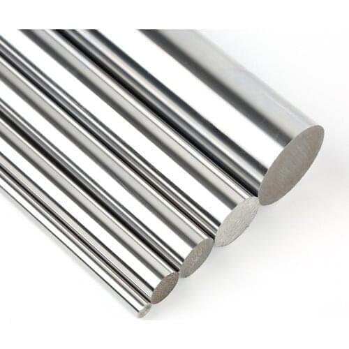 2 pcs 4mm linear shaft 100 150 200 250 300 350 400 500 600 700 mm chromed linear rail round rod 3d printer