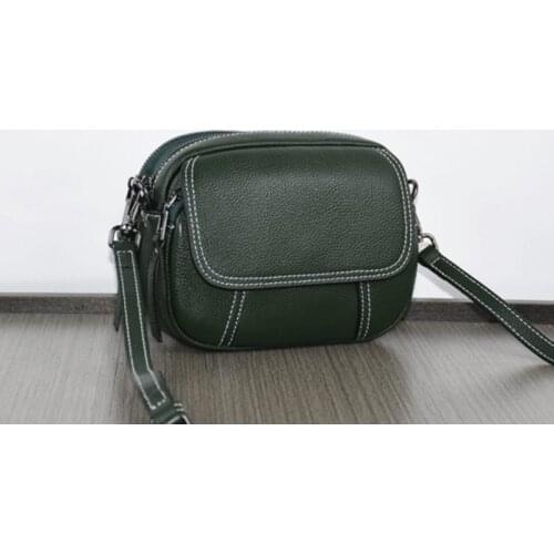 Fashion High Quality Luxury Genuine Leather Shoulder Bag Mini Small Messenger Bags For Women Crossbody Handbags Female New