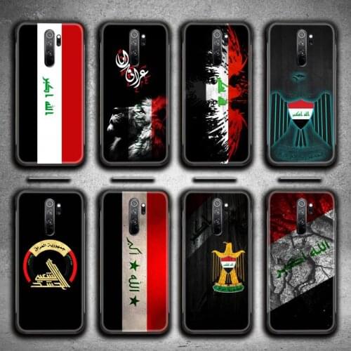 Iraqi Iraq National Flag Phone Case for Redmi 9A 8A 7 6 6A Note 9 8 8T Pro Max Redmi 9 K20 K30 Pro