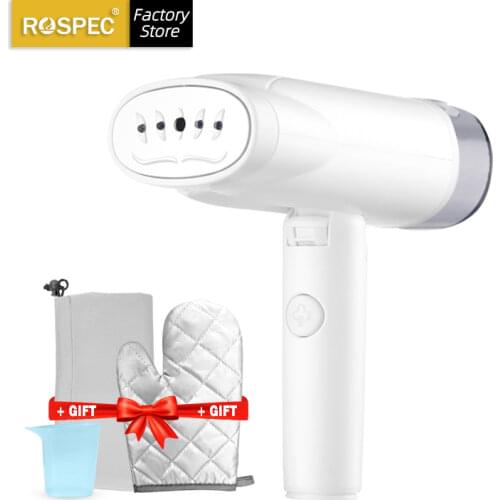 ROSPEC Steam Brush Clothes Generator Foldable Handheld Garment Steamer Flat Ironing Machine Steamer Iron Portable For Traveling