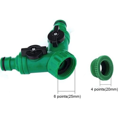 Garden Hose Splitter 2 Way Y shape Connector Hose Adapter Gardening Supplies SP99