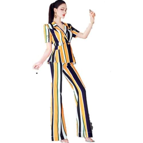 Женские модные брючные костюмы RTYFVH China At AliExpress