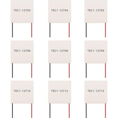 TEC1-12706 Thermoelectric Cooler Peltier TEC1-12703 TEC1-12704 TEC1-12705 TEC1-12708 TEC1-12709 TEC1-12710 TEC1-12712 TEC1-12715