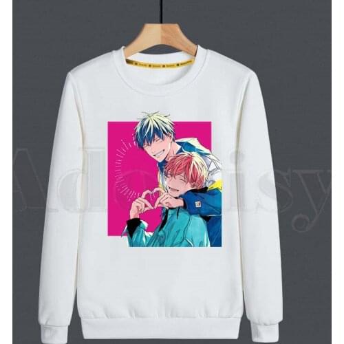 Mafuyu Yaoi Bl Given Yaoi Japanese Man Anime Manga Hoodies Sweatshirt Print Trend Mens Clothes Hip-Hop Male Crewneck Hoodies Men