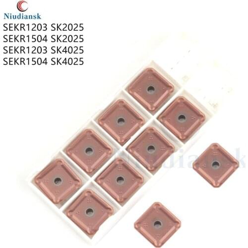 SEKR1203 SK2025 SK4025 SEKR1504 SK2025 SK4025 Carbide Blade CNC Lathe Tool Milling Insert Steel And Stainless Steel Turning Tool