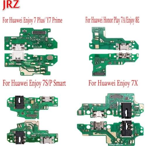 For Huawei Enjoy 7 Plus/ Y7 Prime 7S/P Smart USB Port Charger Dock Plug Flex Cable For Huawei Enjoy 7X Honor Play 7A/Enjoy 8E