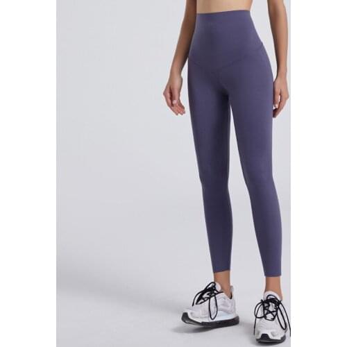 Women High Waist Yoga Pants Gym Elastic Workout Tummy Control Seamless Leggings Push Up Running Sports Athletic Slim Hip Shaping