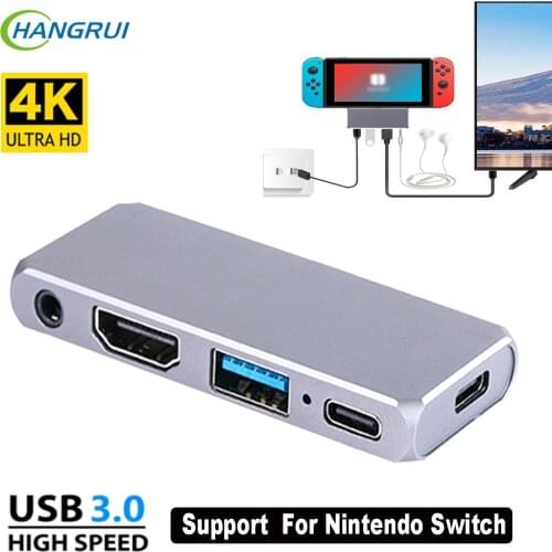 3.0 USB HUB 5 Port For Nintendo Switch Multi Splitter Adapter USB 2.0 Ports For Macbook Pro 13 Air Mi Pro PC Laptop Accessories