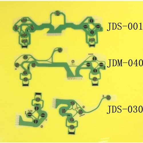 30 PCS JDS-001 JDS-030 Conductive Film Replacement Button Ribbon Circuit Board For Play Station 4 PS4 Controller 3.0 4.0 Version