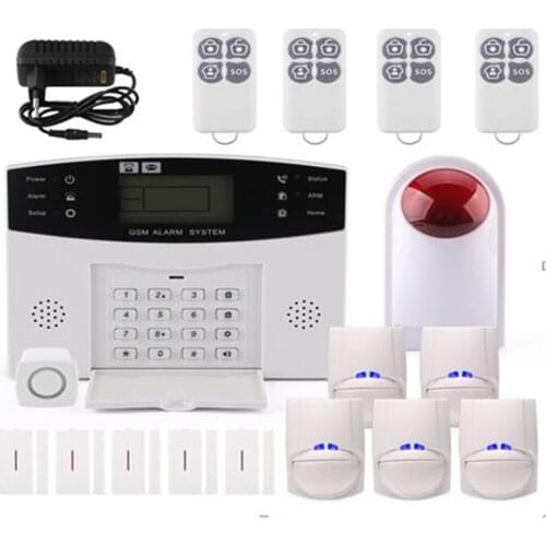433Mhz Wireless GSM Burglar Alarm System With 5Sensor 5 Door Contact CS85-BA