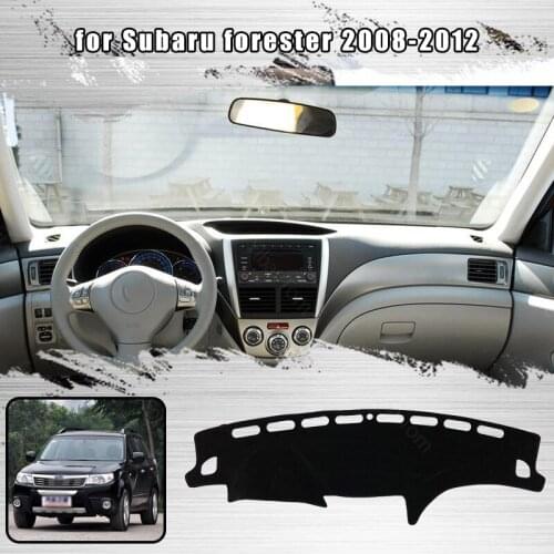 For Subaru Forester 2008-2012 Dash Cover Mat Dashmat Dashboard Cover Protective Sheet Carpet Styling