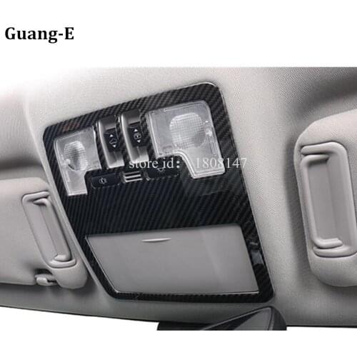 For Toyota Highlander 2018 2019 2020 Car Sticker Styling Head Read Front Reading Light Switch Button Lamp Trim Hood Frame 1pcs