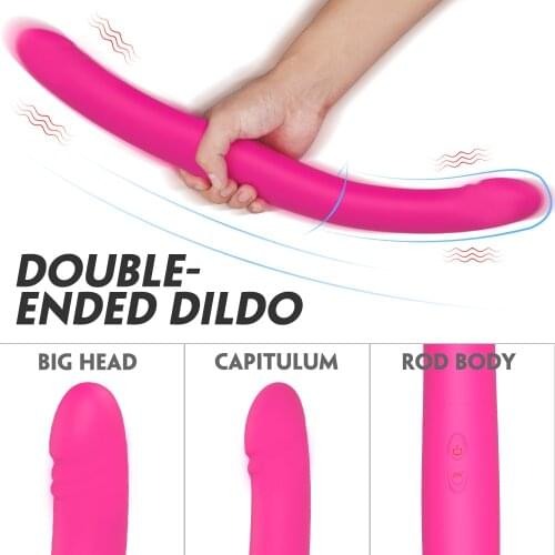 Strapon Dildo Vibrators for Women Double Motor Massage Anal Clitoris Vaginal G spot Gay Adult Erotic Intimate Sex Toy for Couple