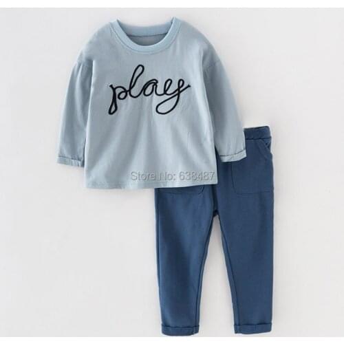 Quality 100% Terry Cotton Fleeces Hoodies Sweater Sweatpants Baby Boy Clothes Sets Kids Children Suit New 2020 Bebe Boys Outfits