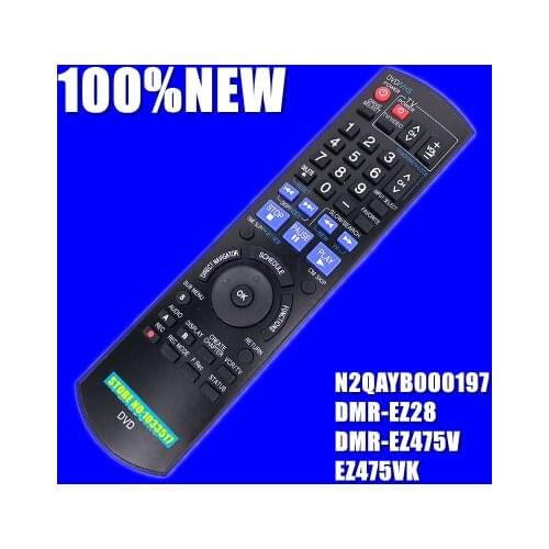 NEW remote control For Panasonic DVD N2QAYB000197 DMR-EZ28 DMR-EZ475V EZ475VK