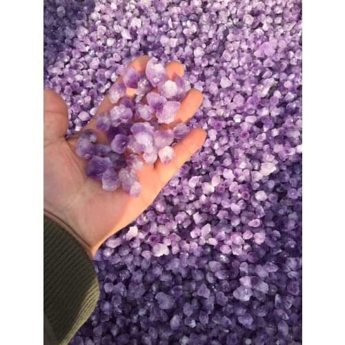 Wholesale cheap price natural amethyst cluster gemstones gravel stone for Feng shui