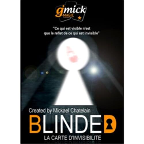 BLINDED RED or BLUE (Gimmick and Online Instructions) By Mickael Chatelain Magic Illusion Close up Magic Tricks Fun Street Magia
