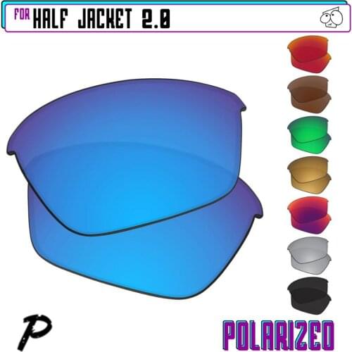 EZReplace Polarized Replacement Lenses for - Oakley Half Jacket 2.0 Sunglasses - Multiple Options