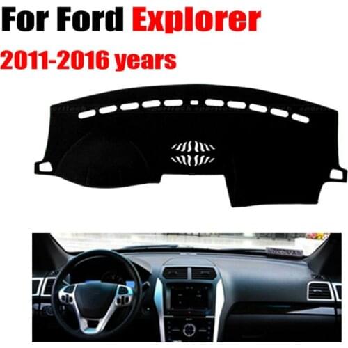Car dashboard covers mat for Ford Explorer 2011-2016 left hand drives dashmat pad dash covers Instrument platform accessories